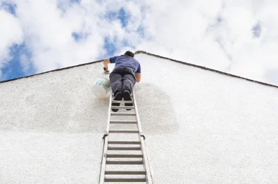 Peinture extérieure à la Gaudaine — façades et ravalement
